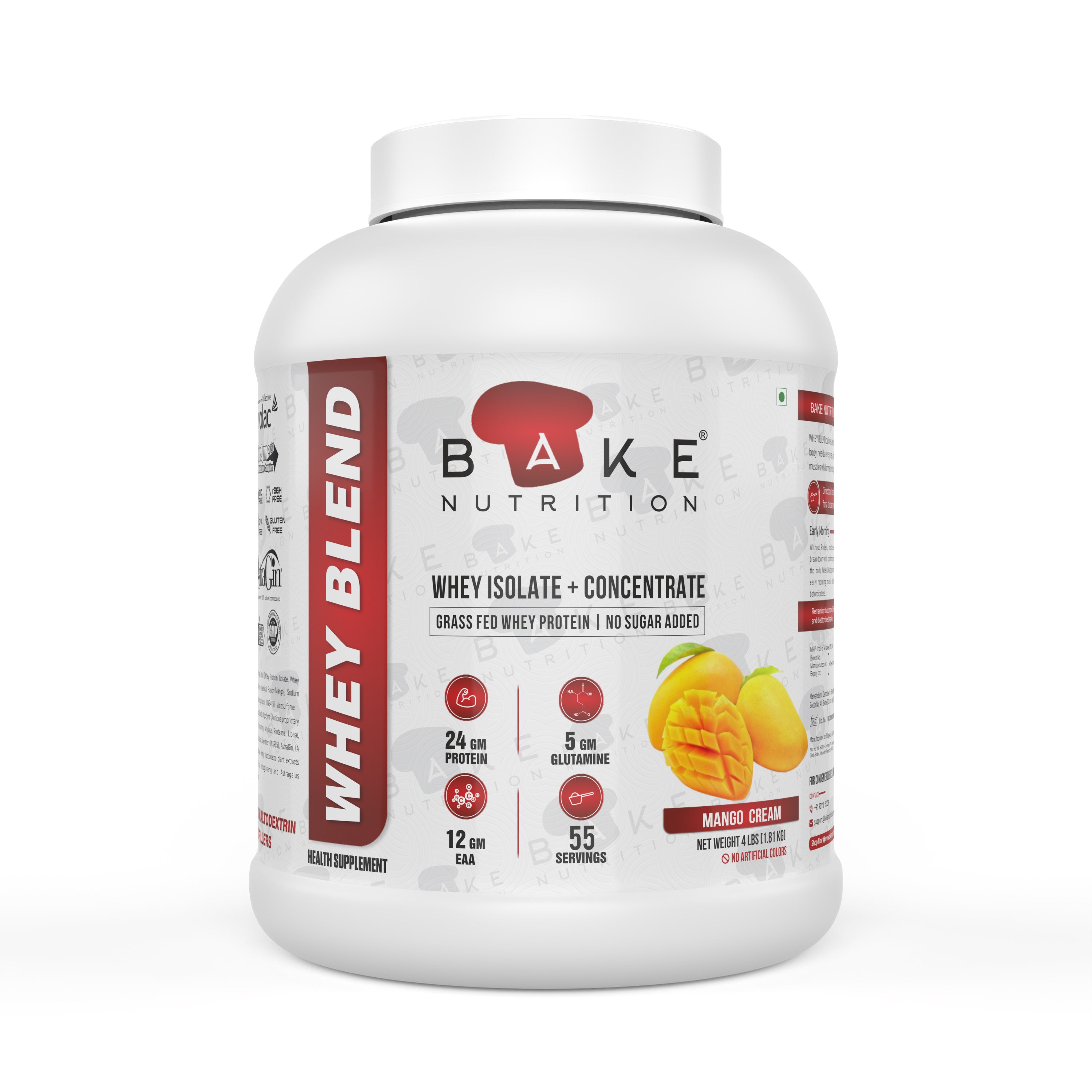 Bake Nutrition Whey Protein Blend 4lbs