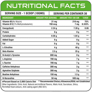 Bake Nutrition Upper Cut Pre-Workout