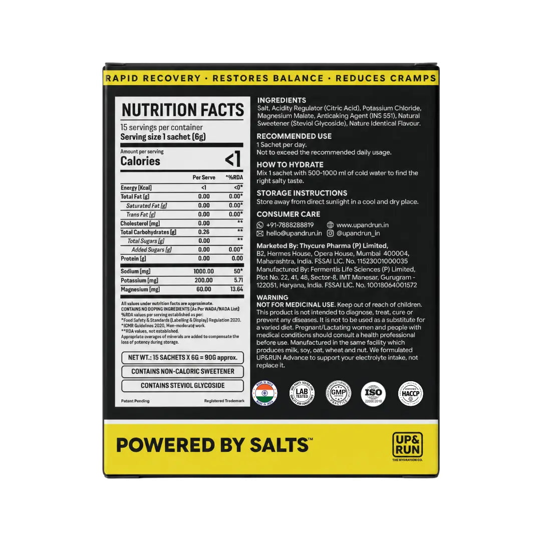 UP&RUN Citrus Salt