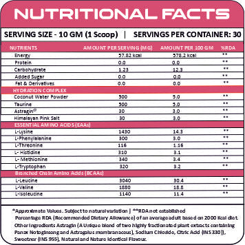 Bake Nutrition EAA & Hydration