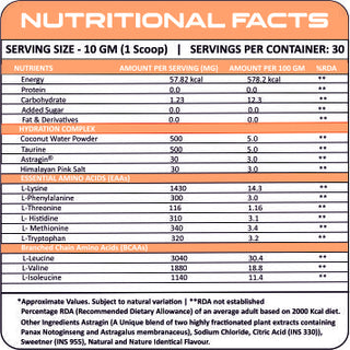Bake Nutrition EAA & Hydration