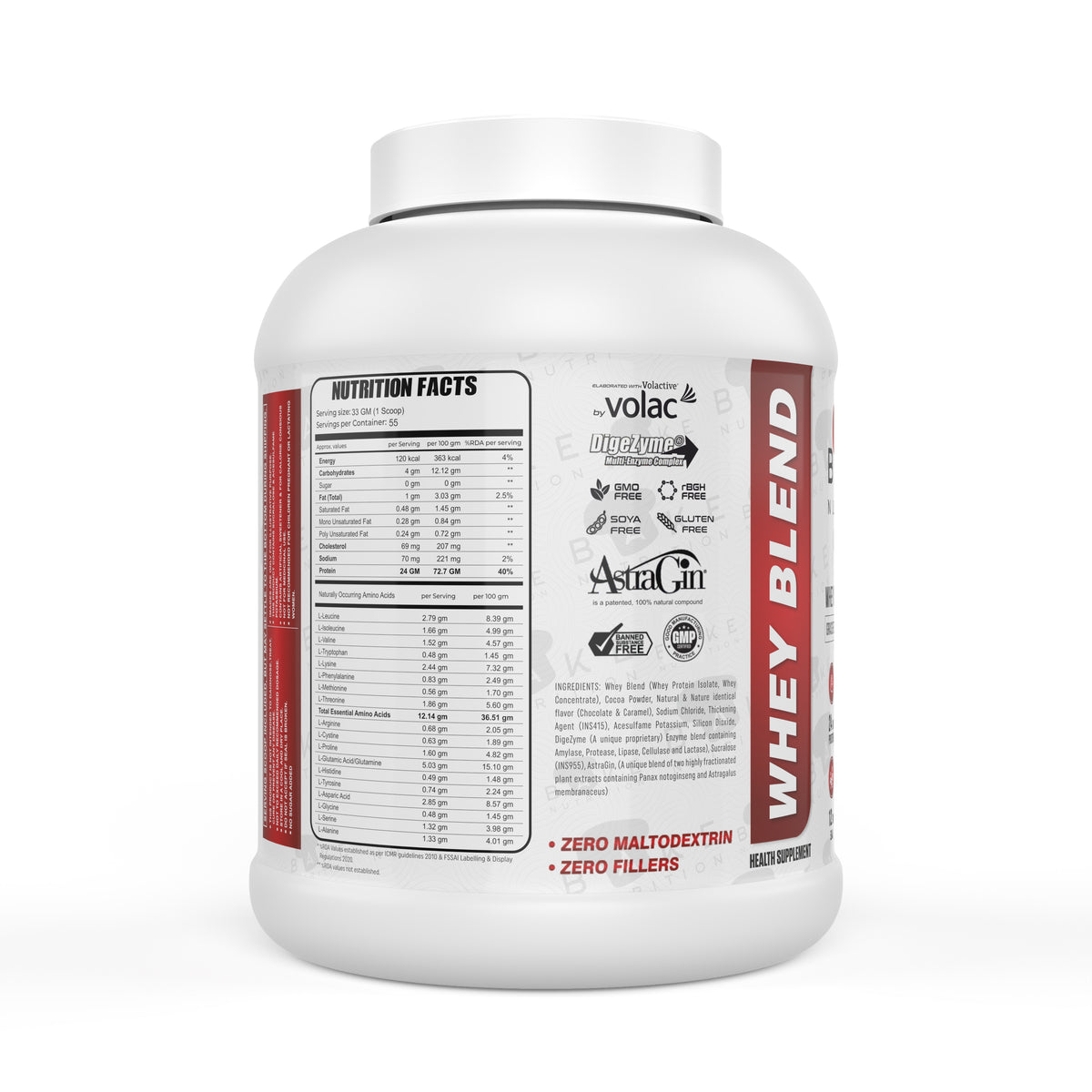 Bake Nutrition Whey Protein Blend 4lbs