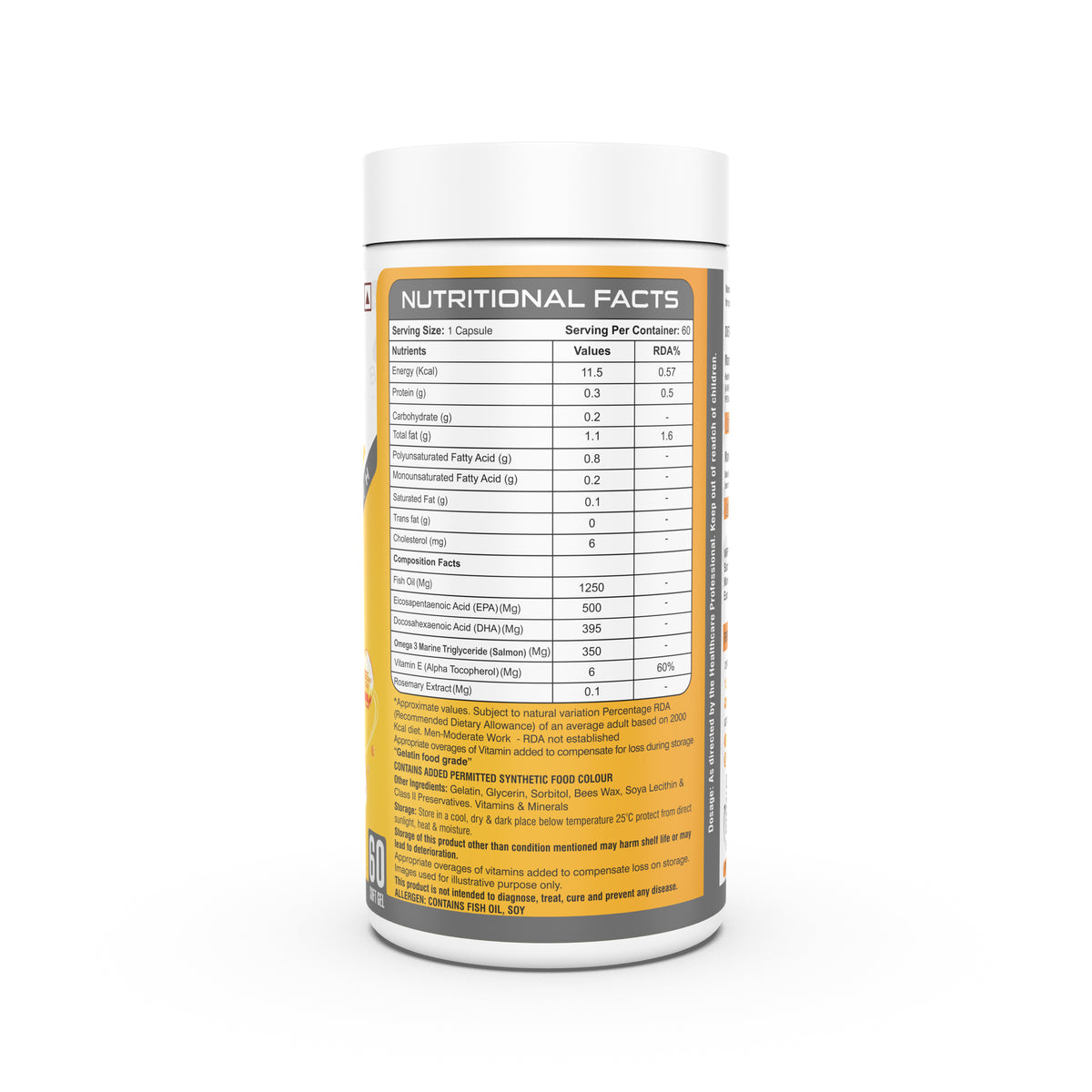 Bake Nutrition Omega-3 Fish Oil