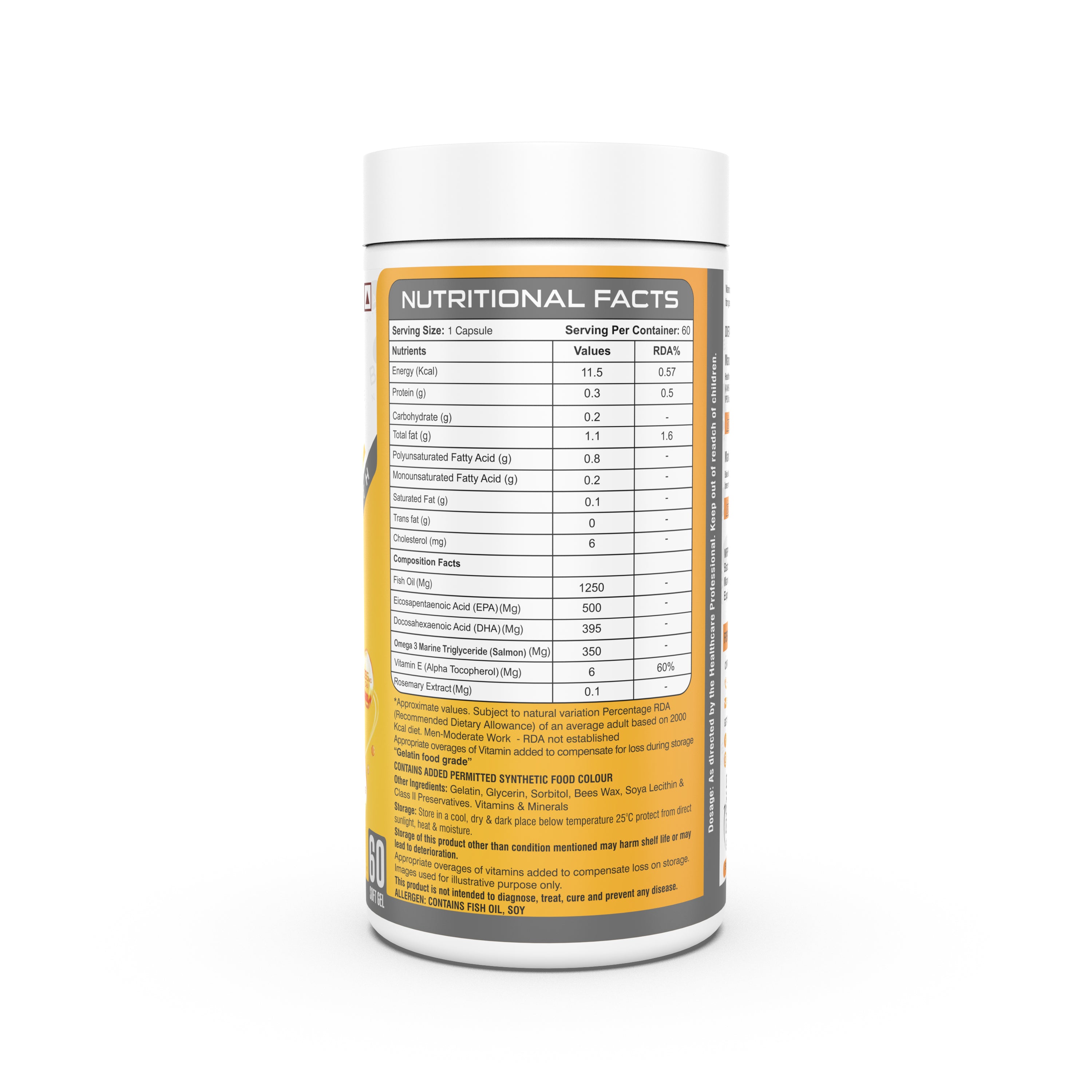 Bake Nutrition Omega-3 Fish Oil