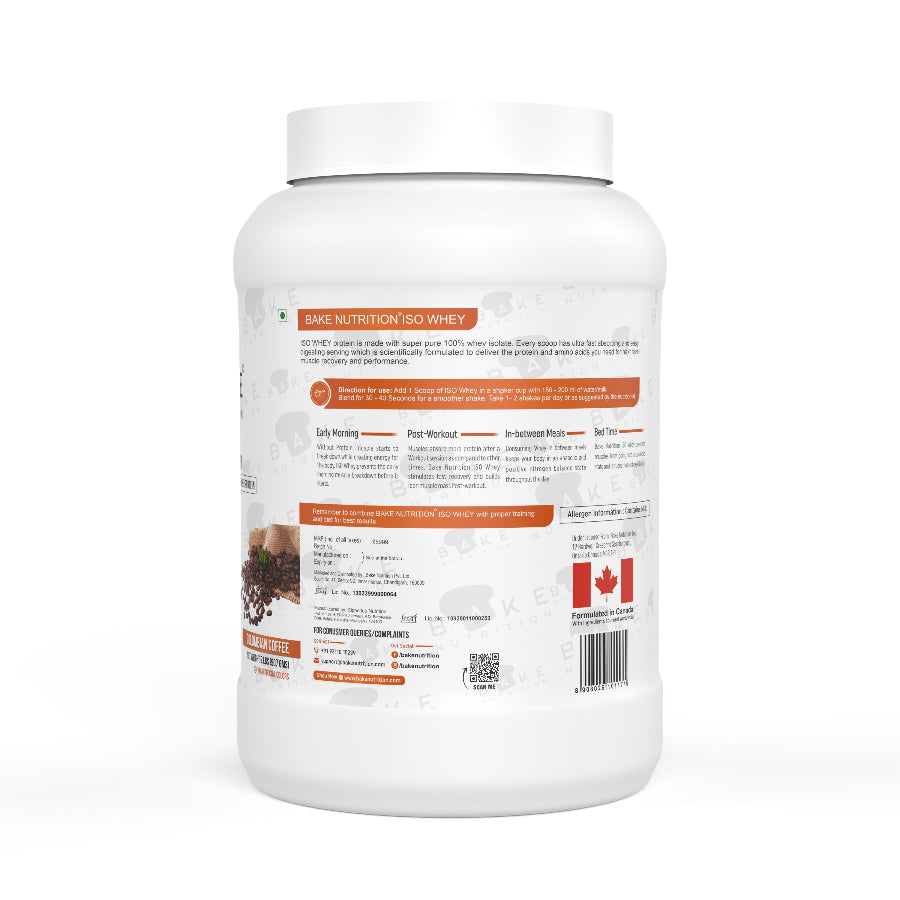Bake Nutrition Whey Protein Isolate 2lbs