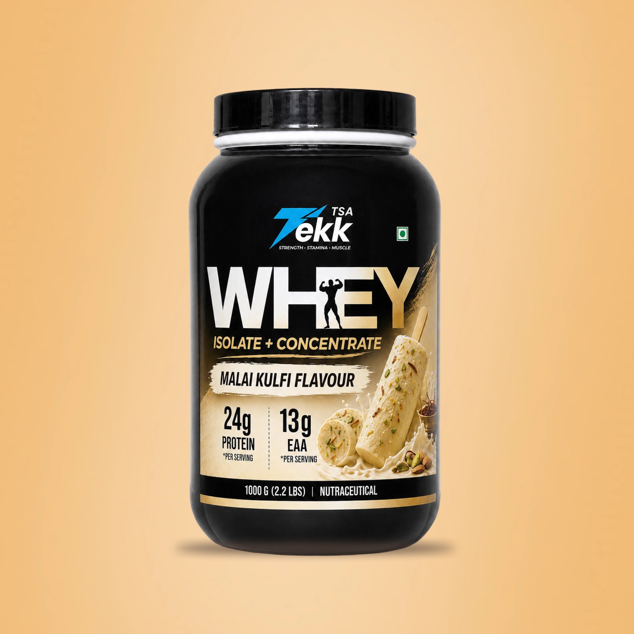 Malai Kulfi Flavour Whey (1Kg)