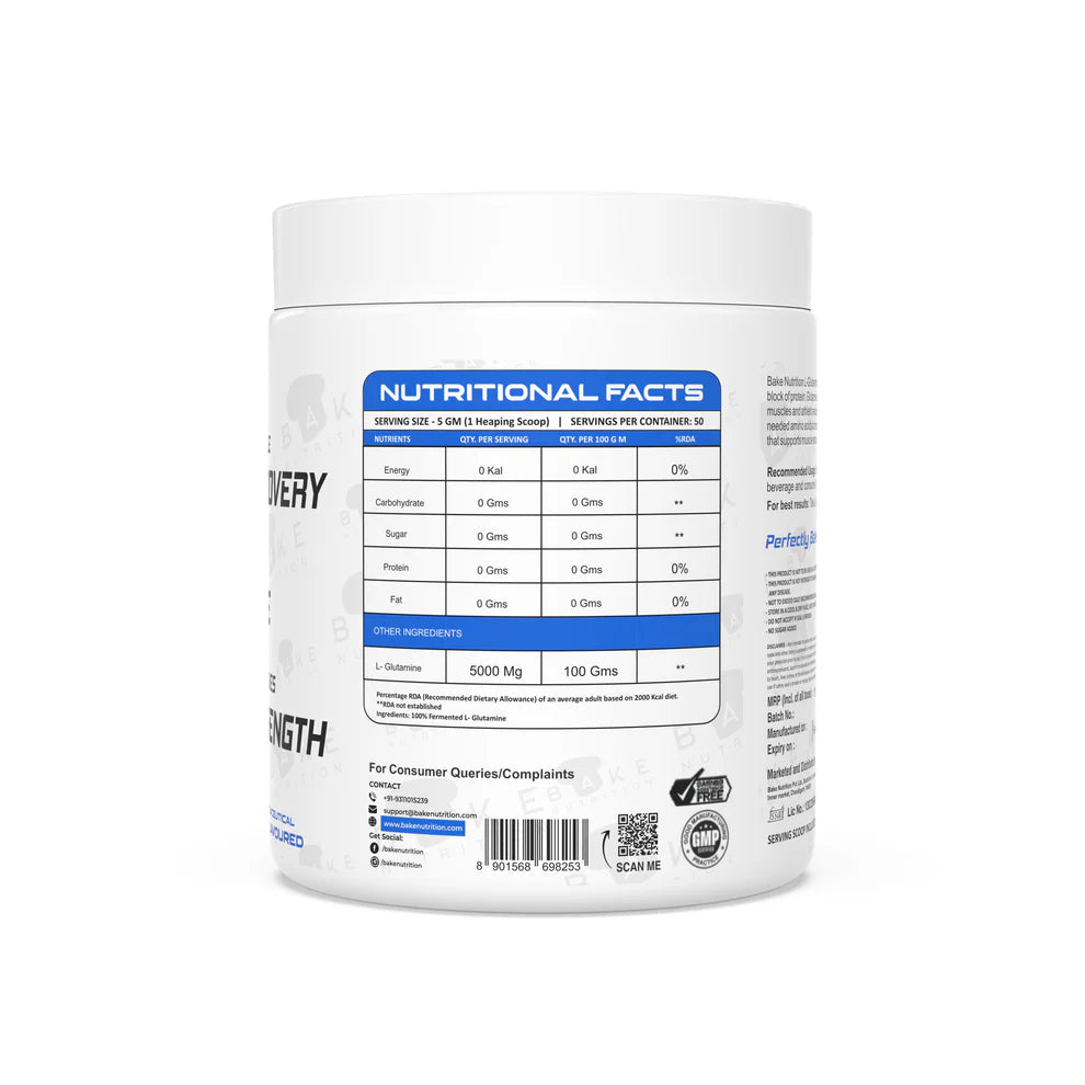 Bake Nutrition L-Glutamine