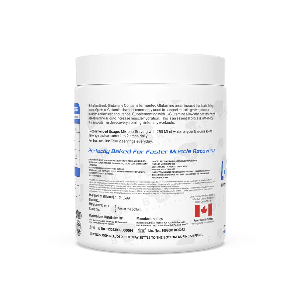 Bake Nutrition L-Glutamine