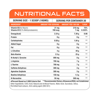 Bake Nutrition Upper Cut Pre-Workout