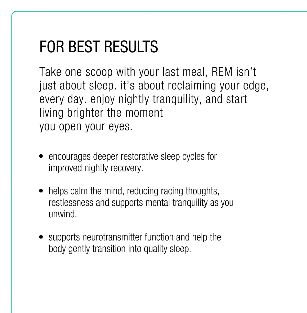 KNIDUS REM (30 Servings)