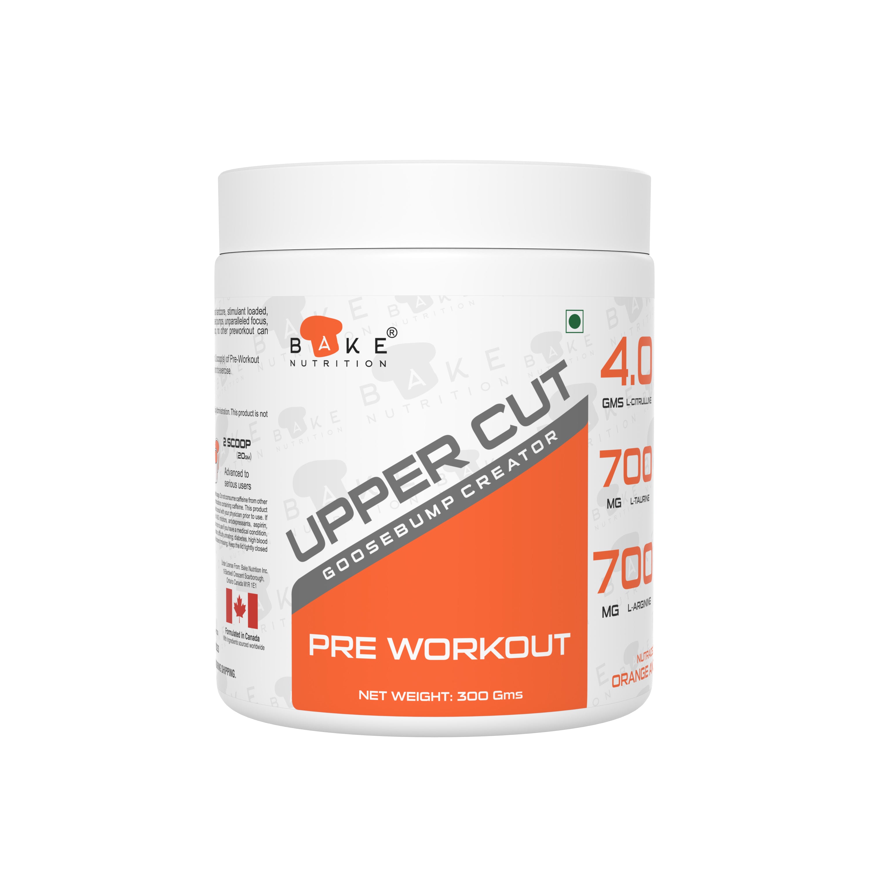 Bake Nutrition Upper Cut Pre-Workout