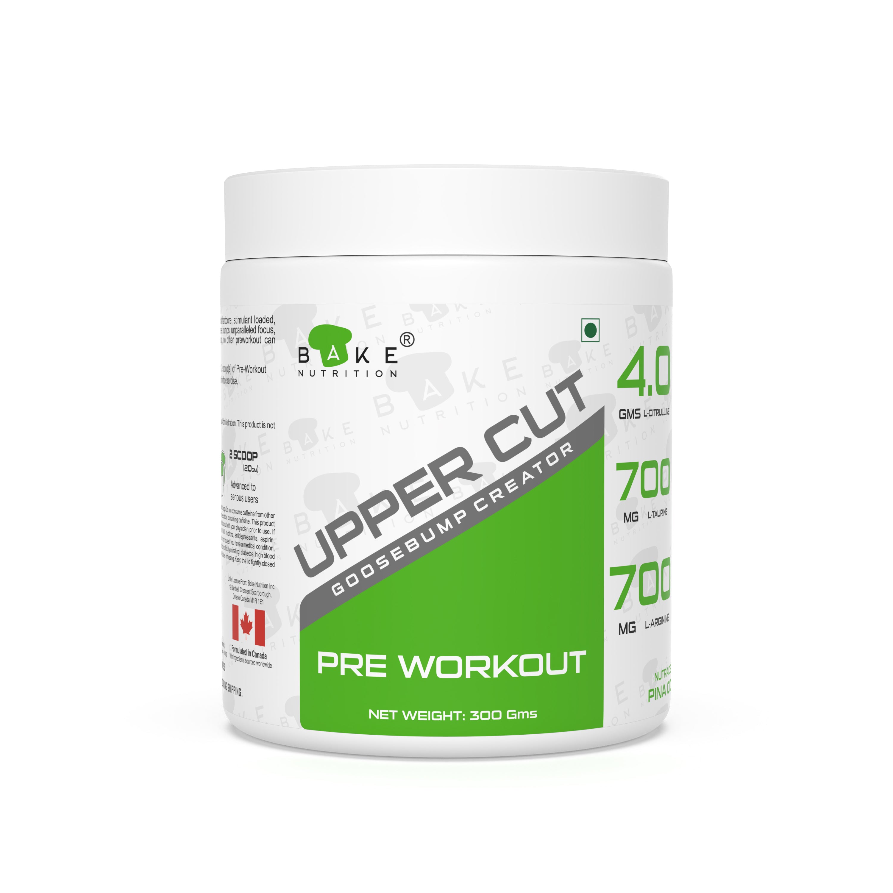 Bake Nutrition Upper Cut Pre-Workout