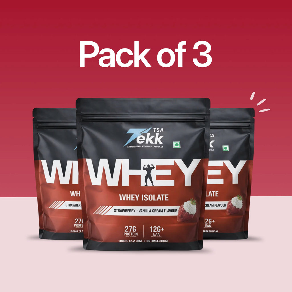 TSA TEKK Isolate 27g Protein – Pack of 3