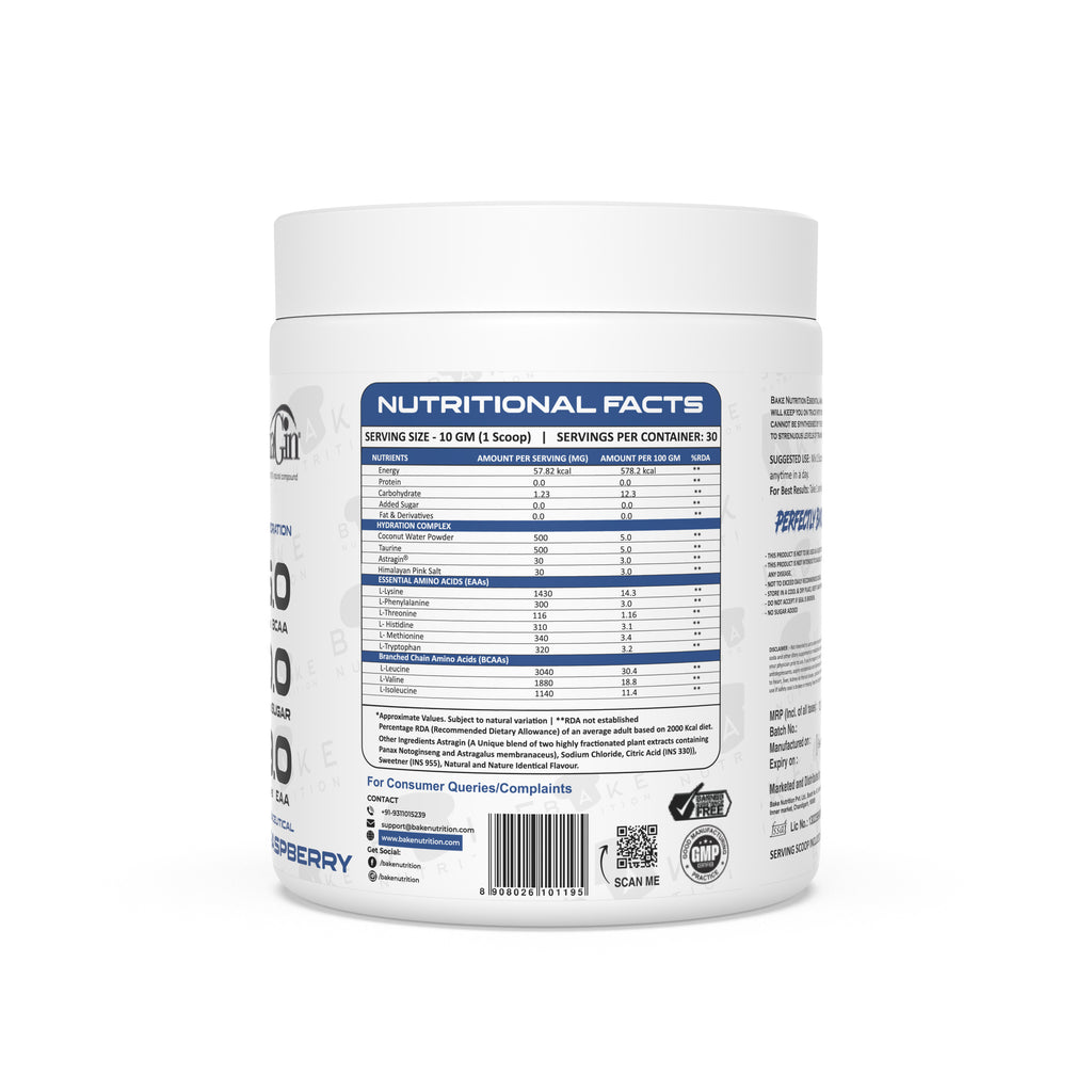Bake Nutrition EAA & Hydration