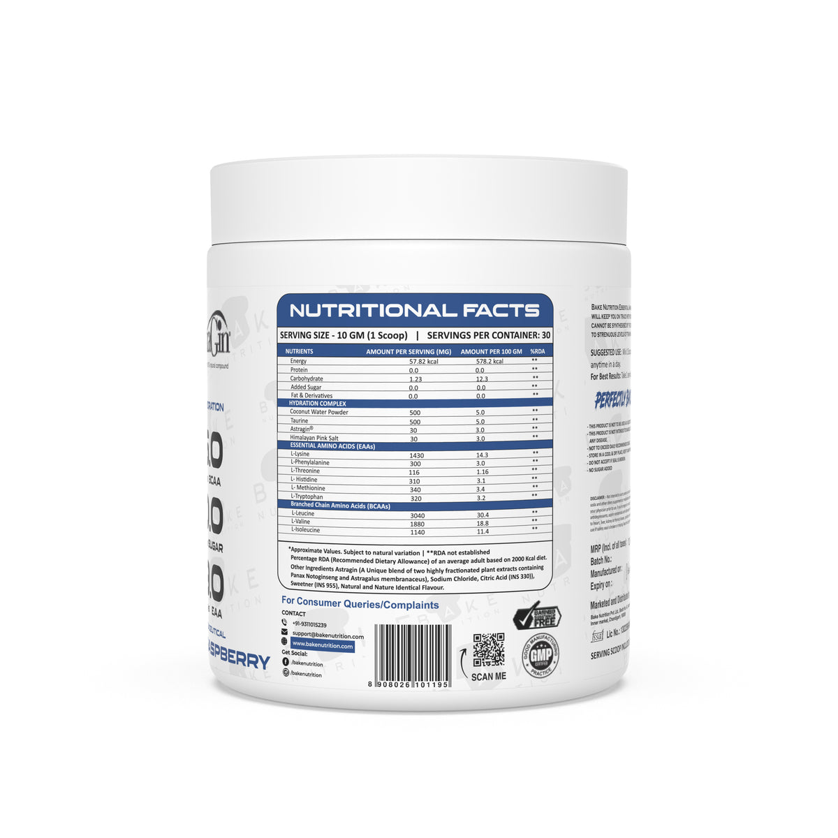 Bake Nutrition EAA & Hydration