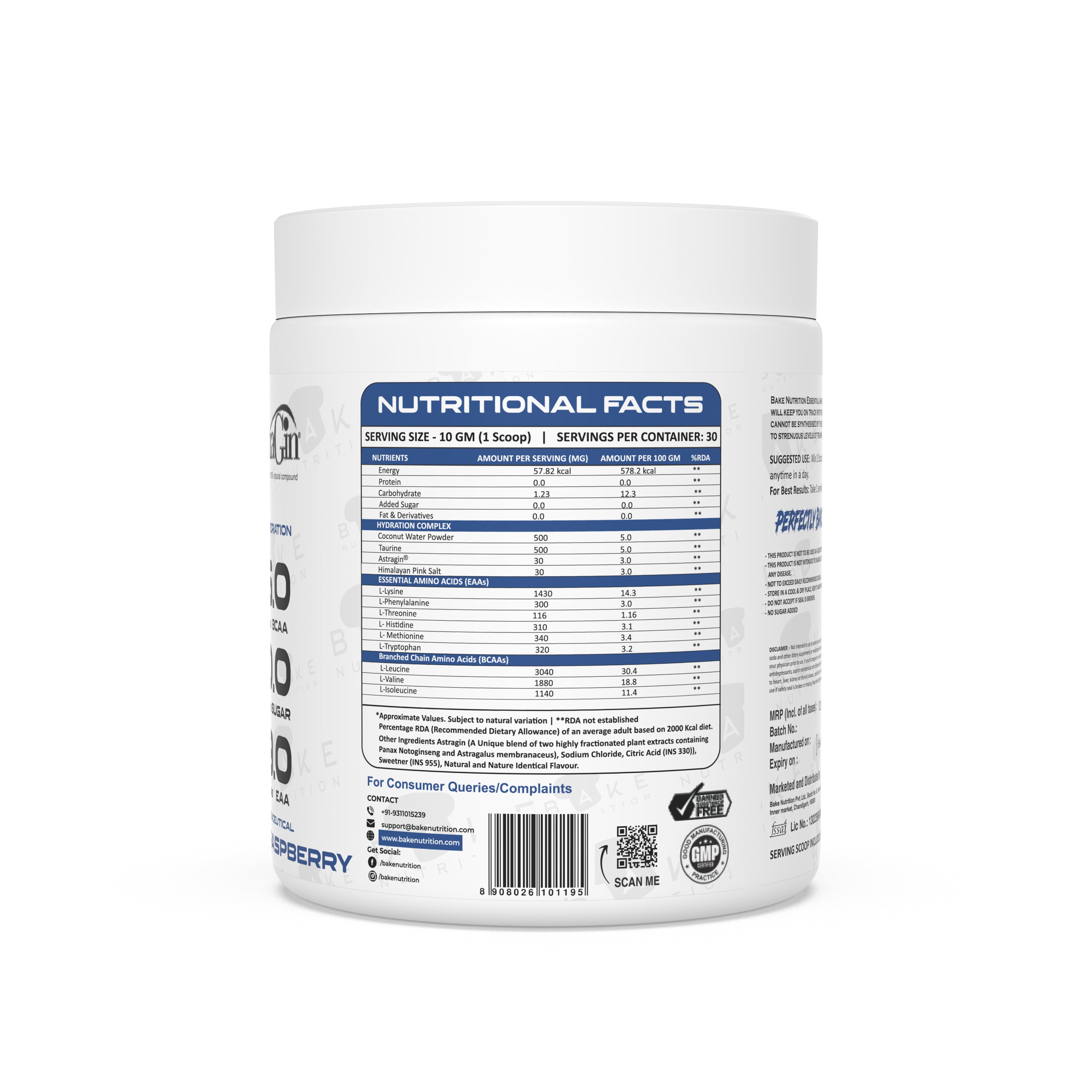 Bake Nutrition EAA & Hydration