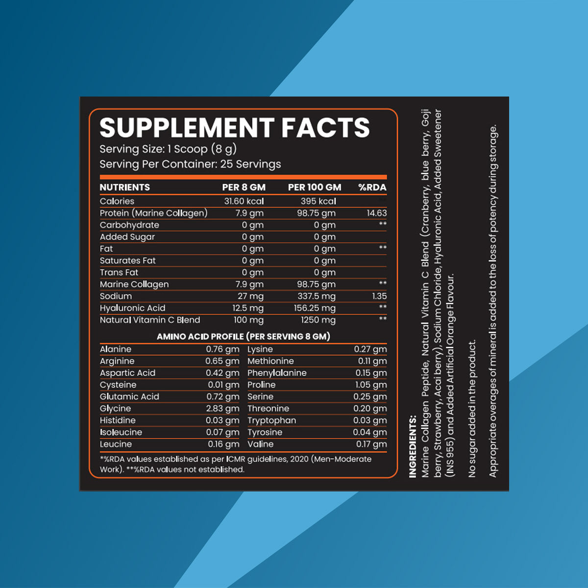 TSA Tekk Marine Collagen Peptides