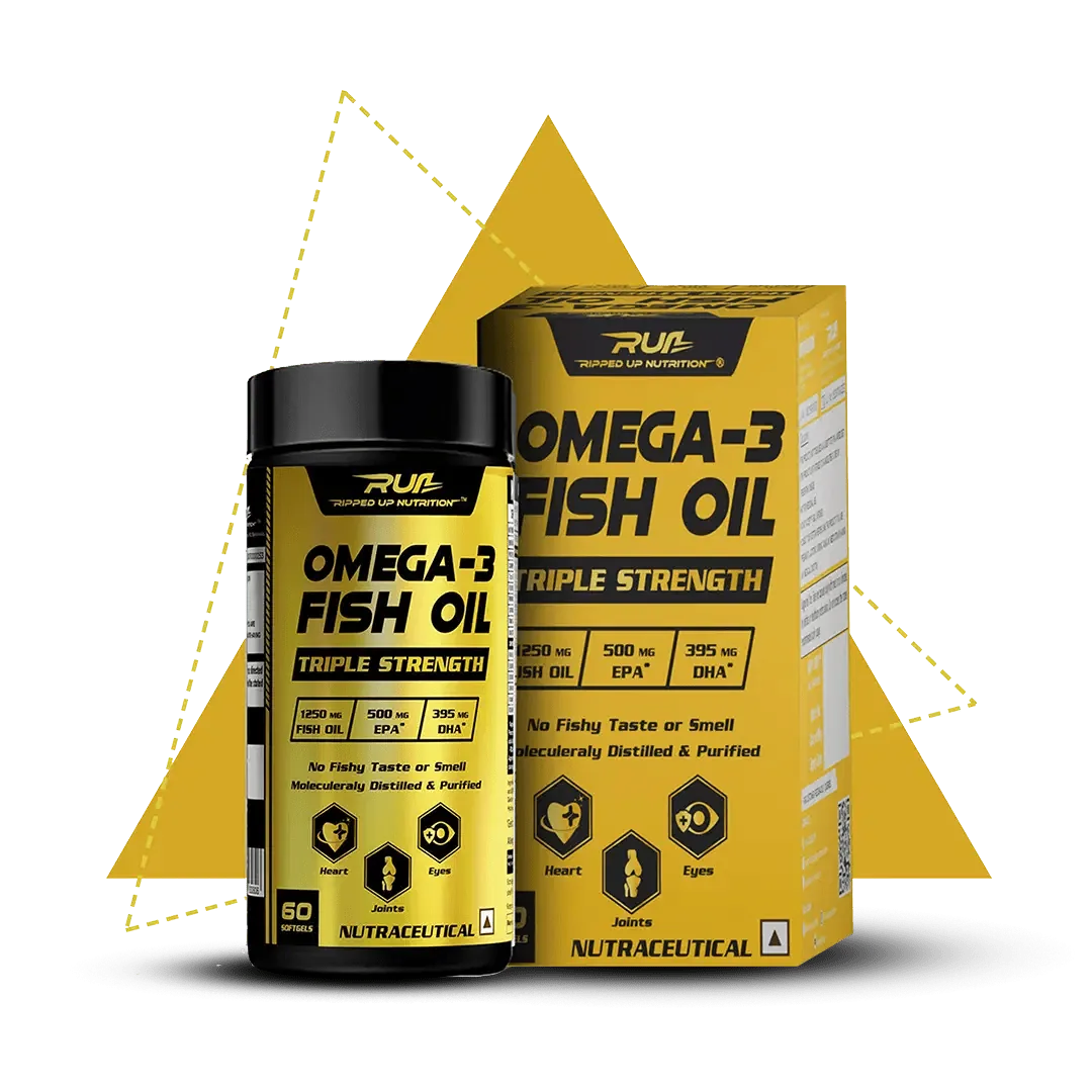 Ripped Up Omega-3 Triple Strength 60 Softgels – product packaging