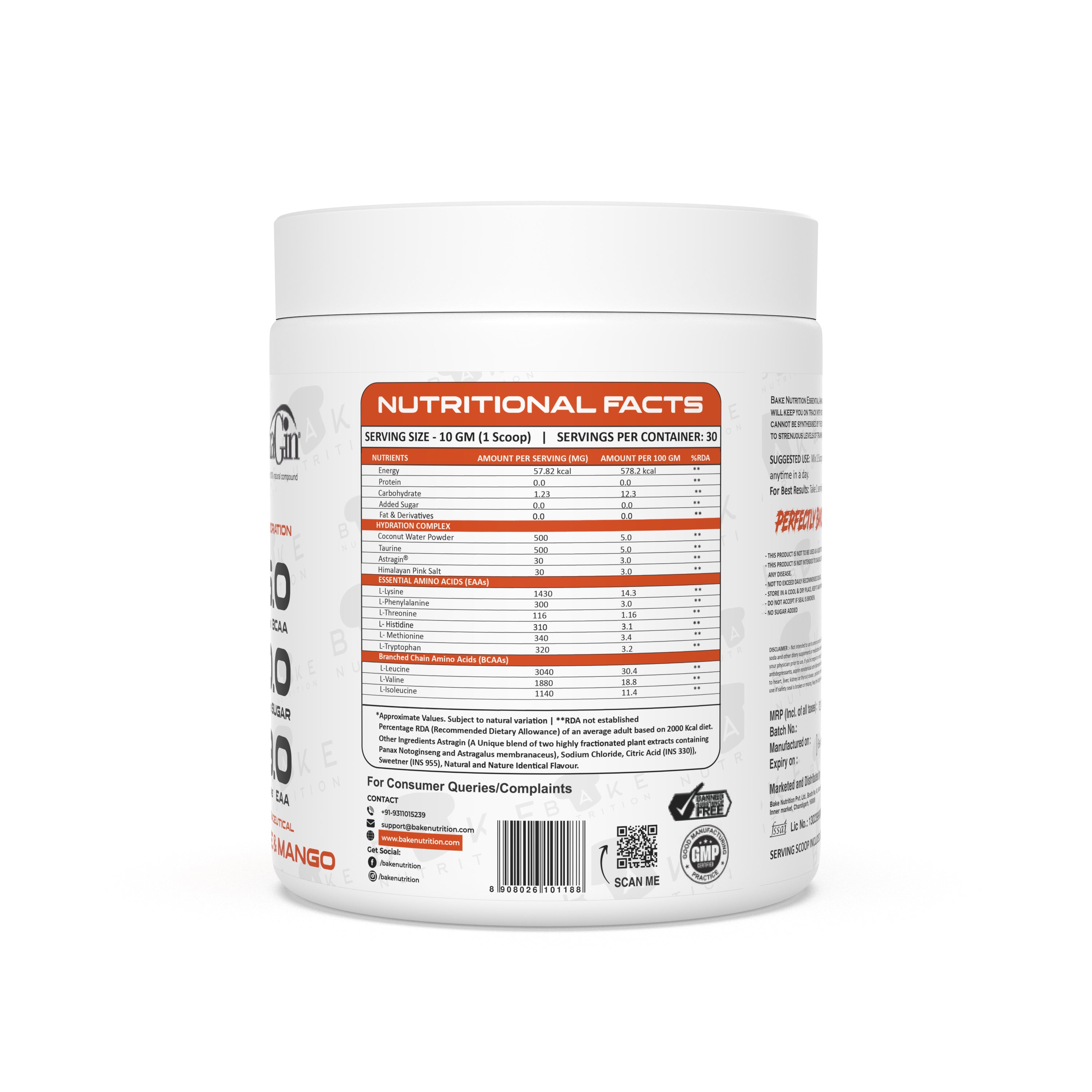 Bake Nutrition EAA & Hydration