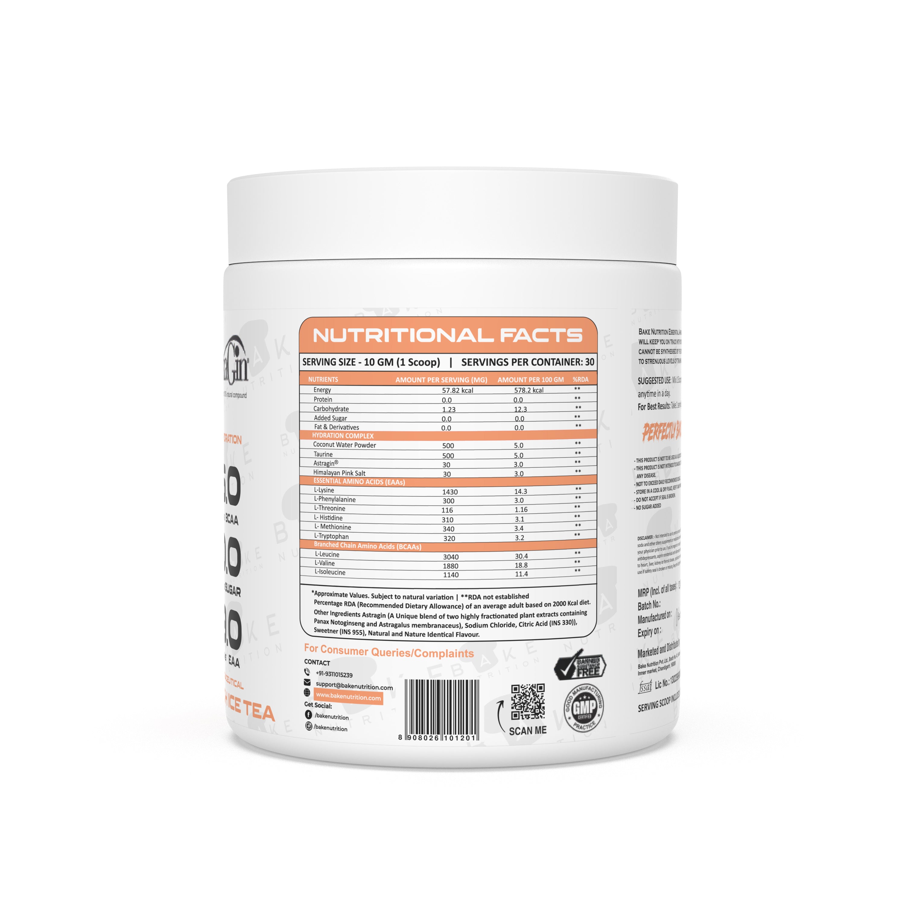 Bake Nutrition EAA & Hydration