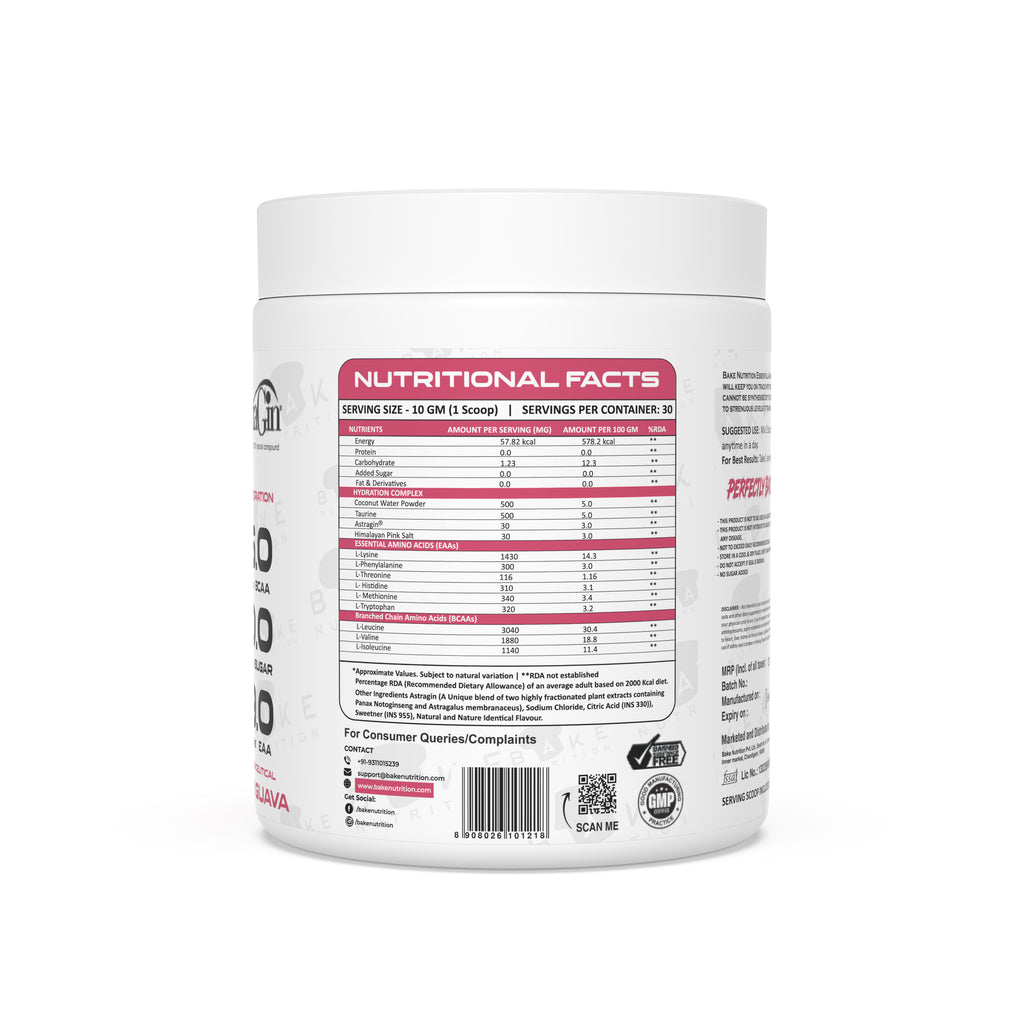 Bake Nutrition EAA & Hydration