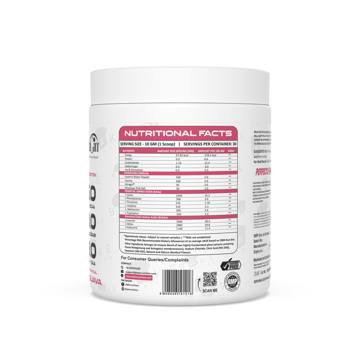 Bake Nutrition EAA & Hydration