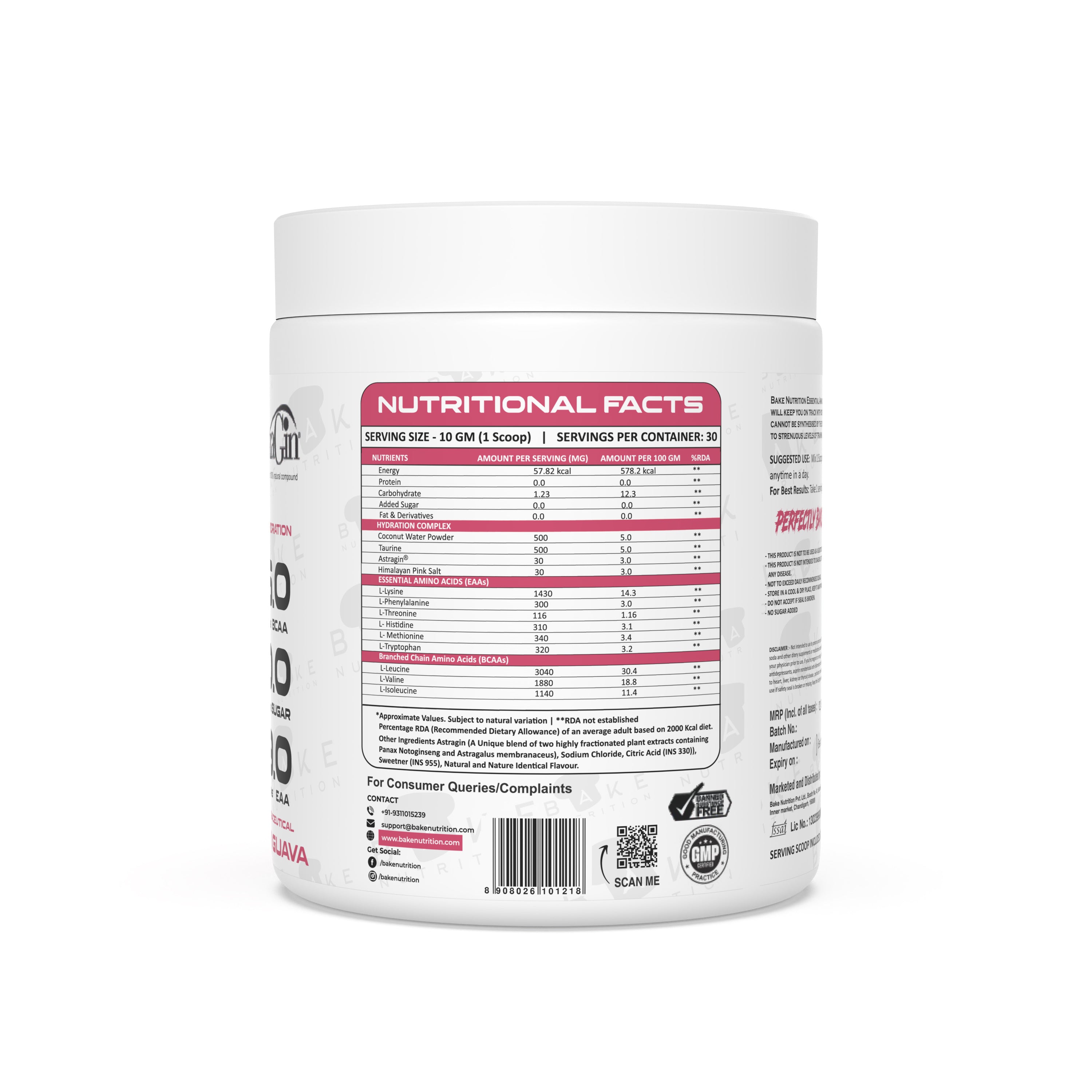 Bake Nutrition EAA & Hydration