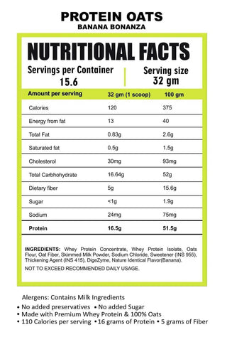 Ripped Up Protein Oats 500g – product image 3