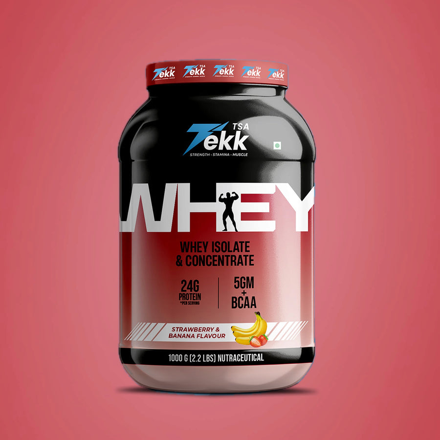 TSA Tekk Strawberry Banana Whey Protein (1kg)