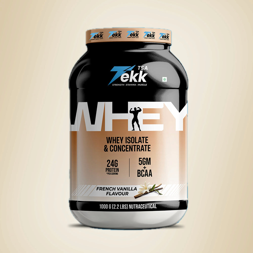 TSA Tekk Muscle Whey Protein Blend – French Vanilla