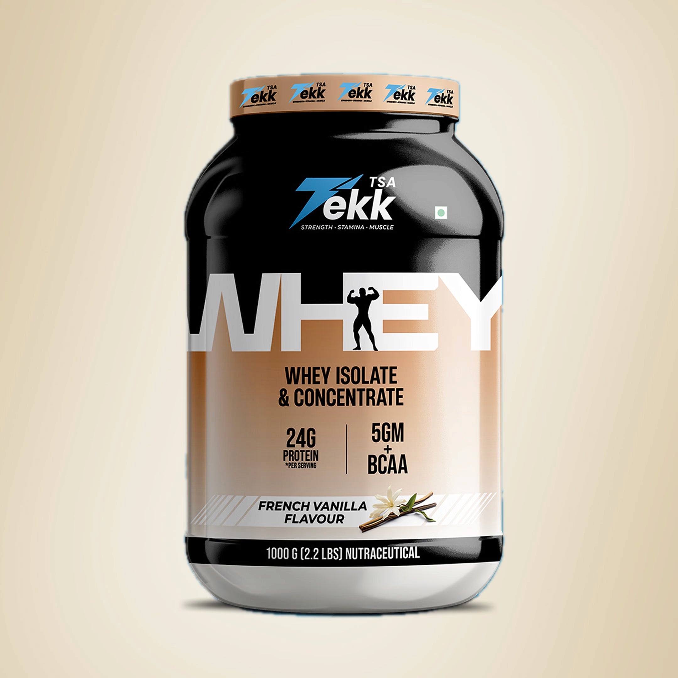 TSA Tekk Muscle Whey Protein Blend – French Vanilla